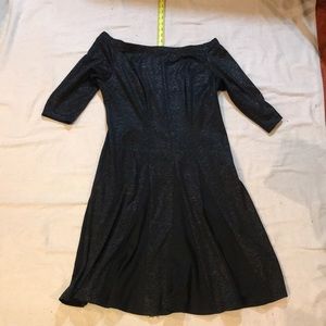 Dress, Lane Bryant, 14, Blk, 40” at nape of neck